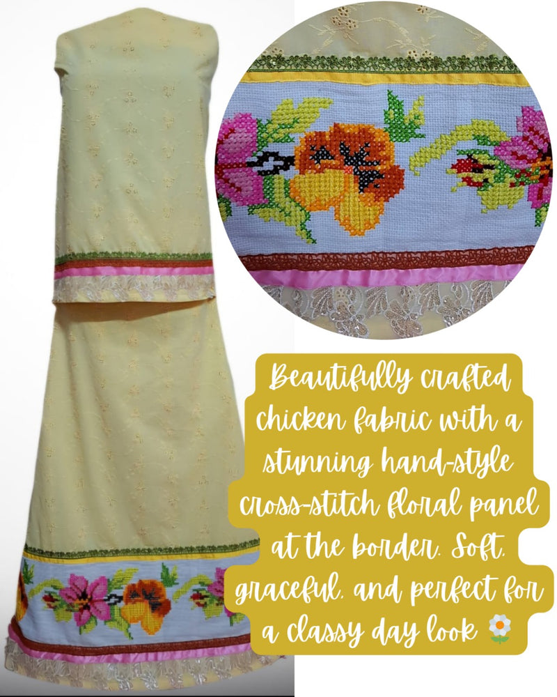 Beautiful Crafted Chicken Fabric Rida