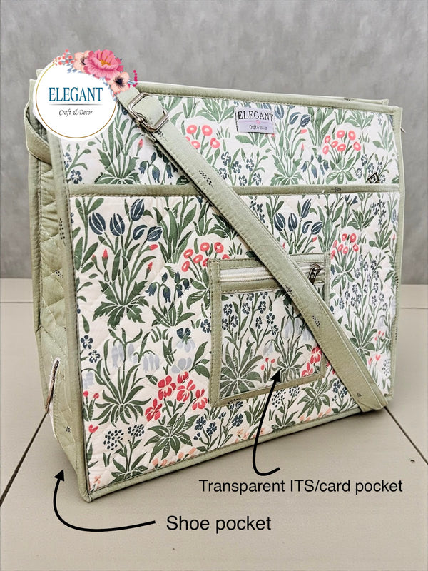 Elegant Crossbody Bag with shoe compartment best for Ashara