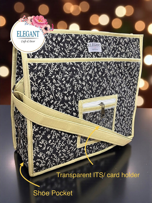 Elegant Crossbody Bag with shoe compartment best for Ashara