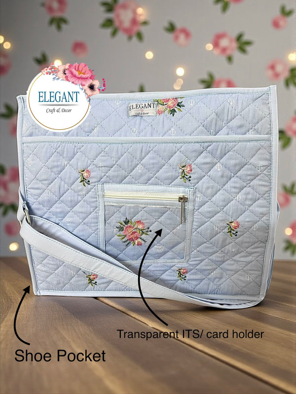 Elegant Crossbody Bag with shoe compartment and ITS/ Card pocket best for Ashara
