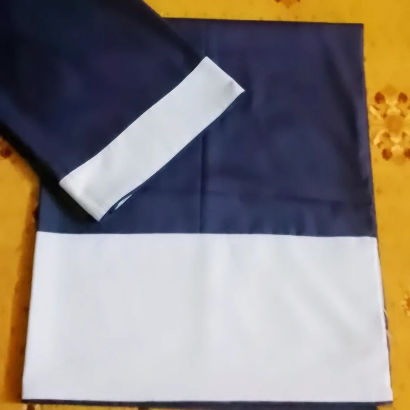 Navy blue plain paneling work rida