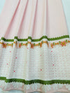 Powder Pink rida with Hakooba panel & laces