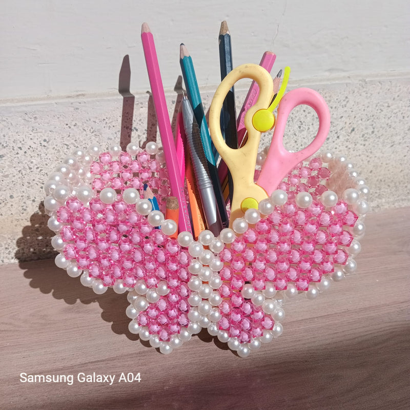 Beaded Butterfly Holder