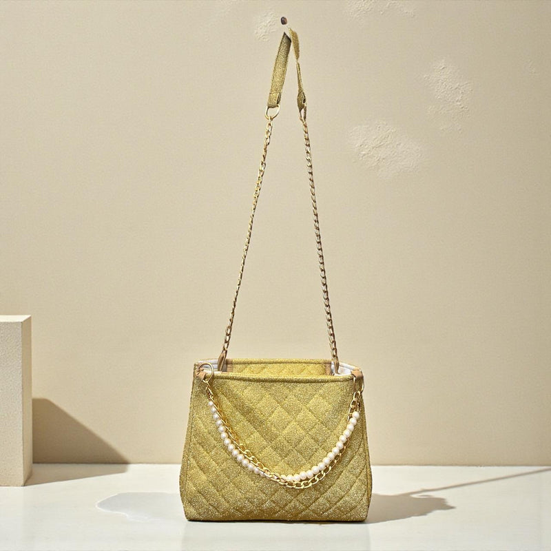 Golden moonlight sling bag