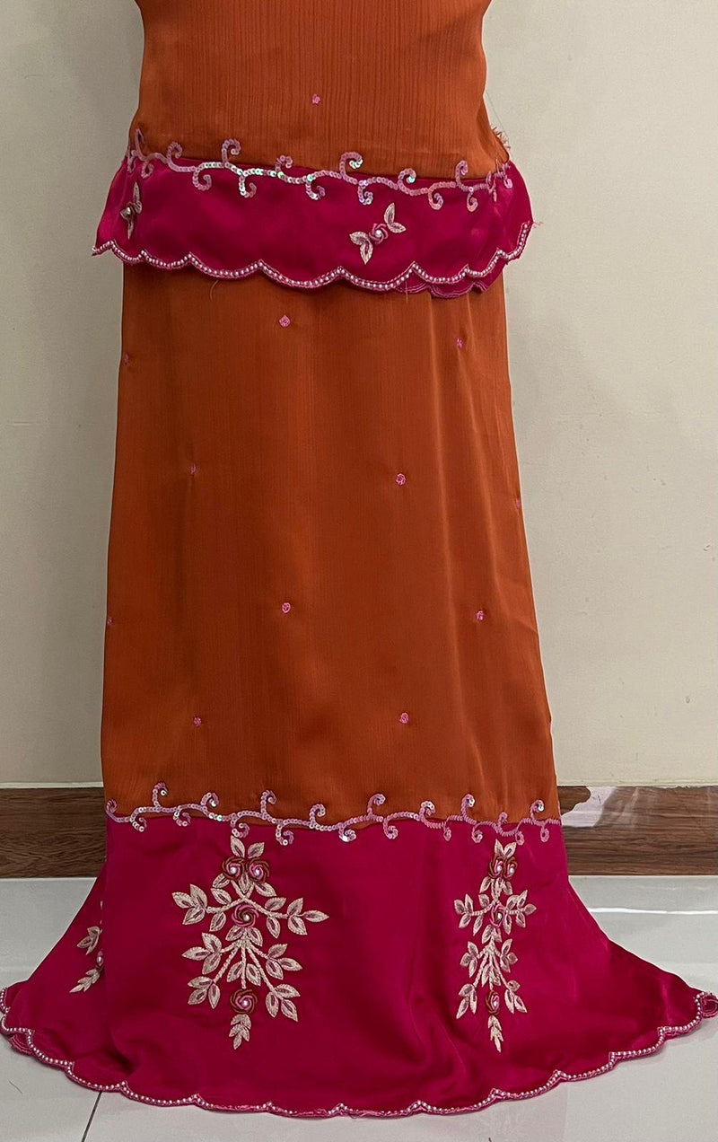 Rust Ember Rida – Silk Elegance
