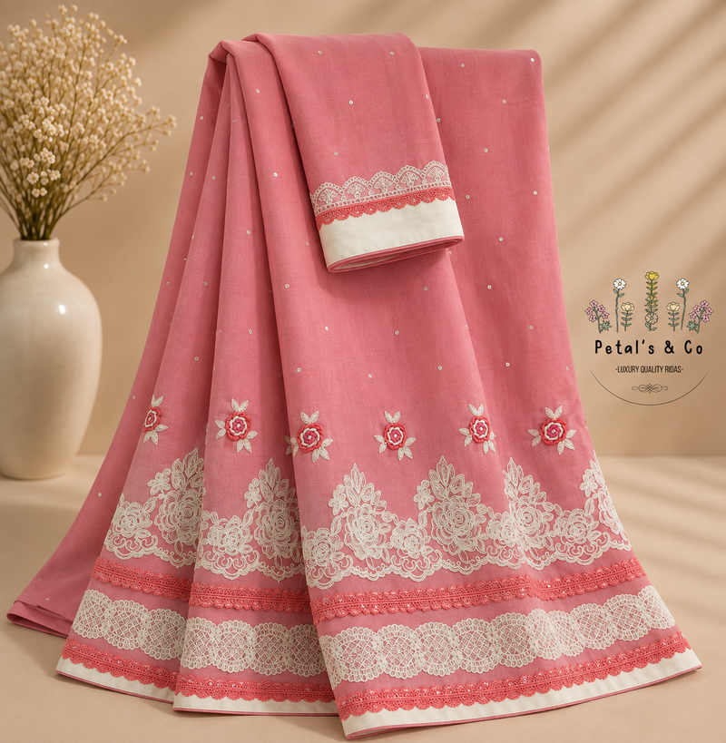 Pink bullion roses rida