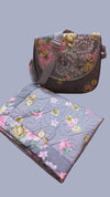 Quilted masallah with sling bag