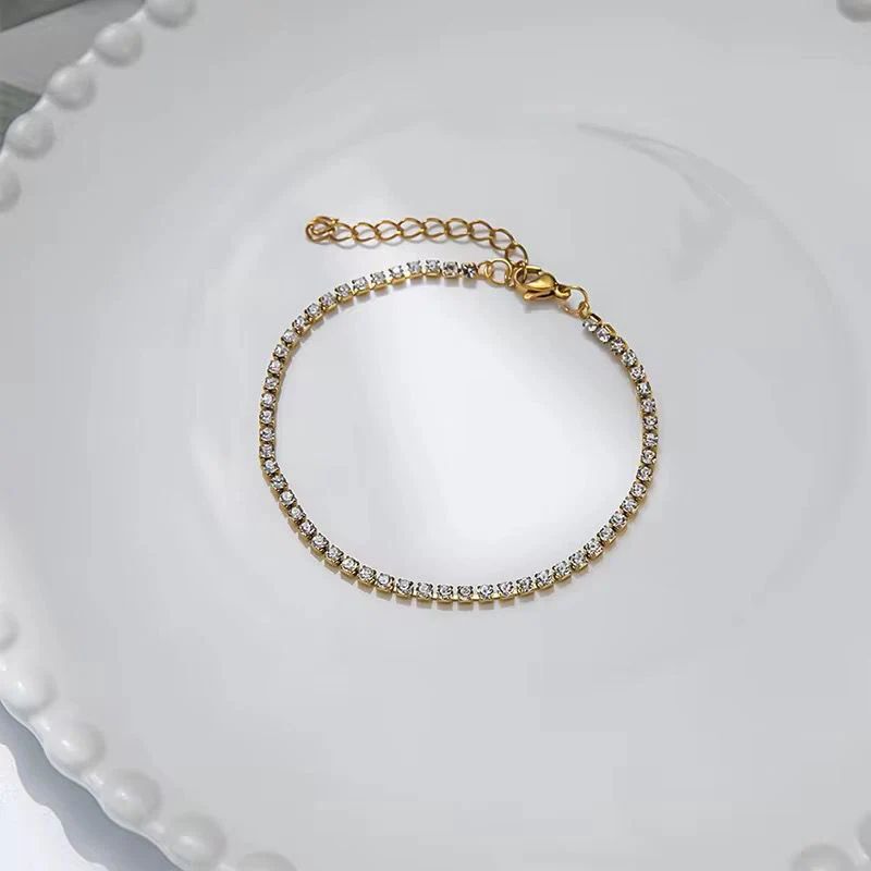 Gold Tennis Bracelet