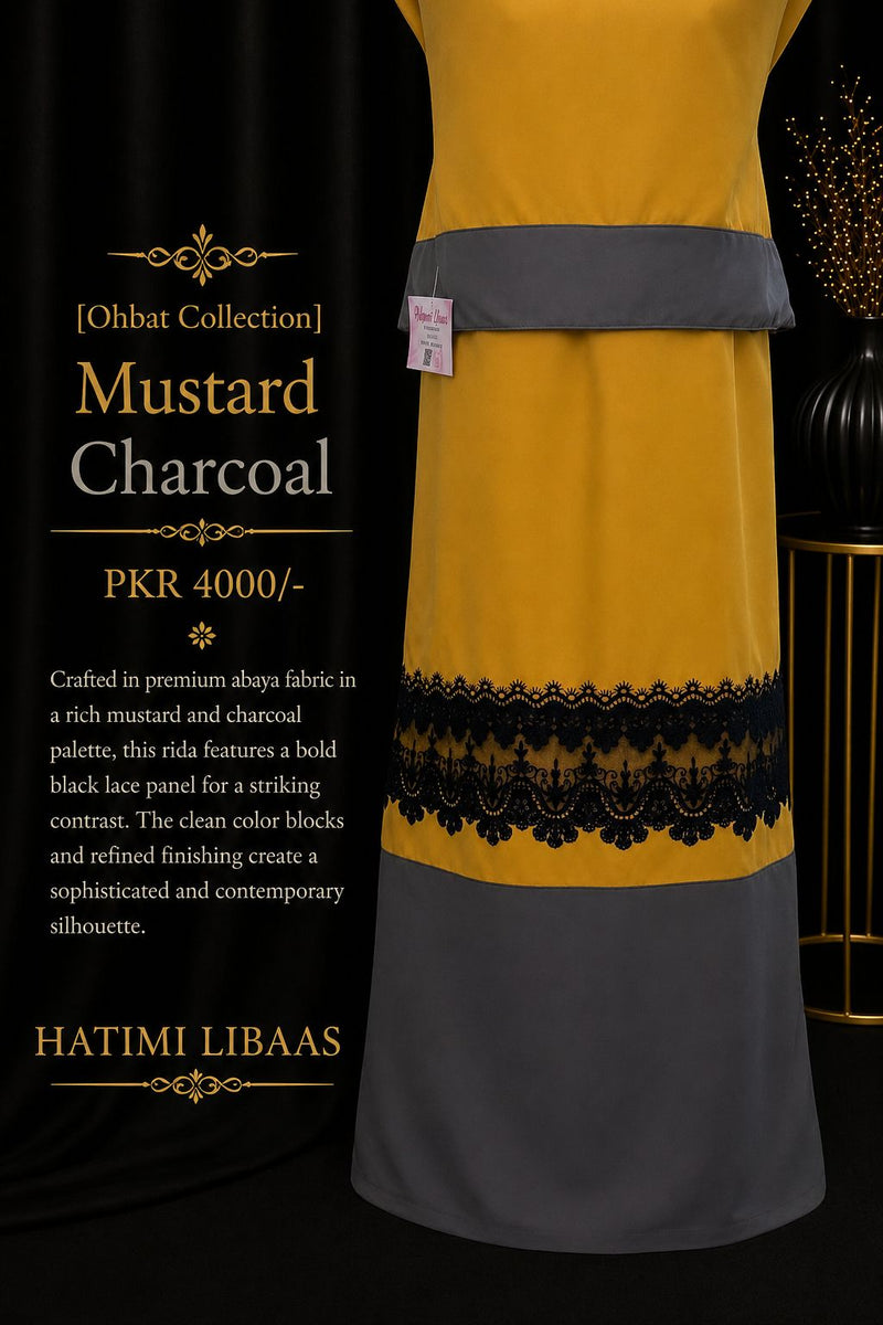 Ohbat Collection – Mustard Charcoal