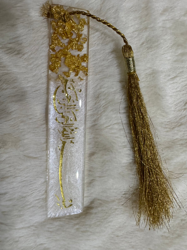 Resin bookmark