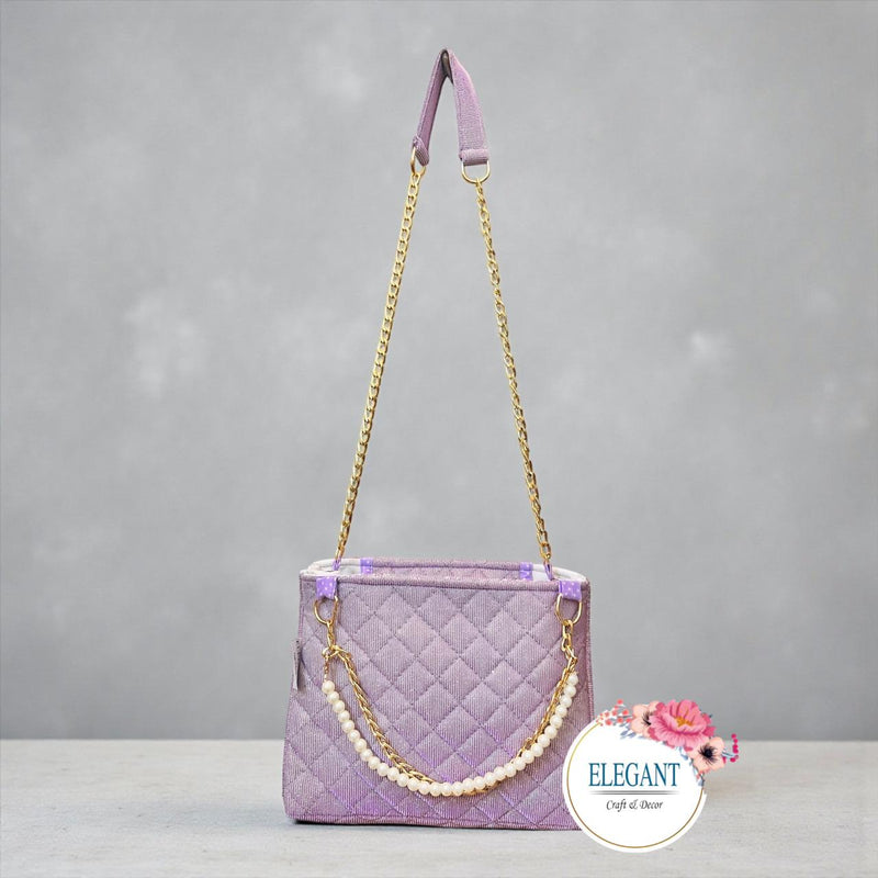 Purple moonlight sling bag