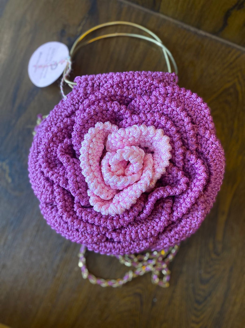 rose purse (pink)