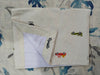 Toddler friendly Masallah in beige cars print