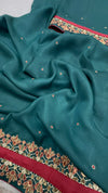 Emerald green Korean Silk rida