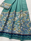 Teal Green with Sequins panel rida