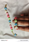 Pastel Heart Gold‑Accent Bracelet – Trendy Aesthetic Jewelry Piece