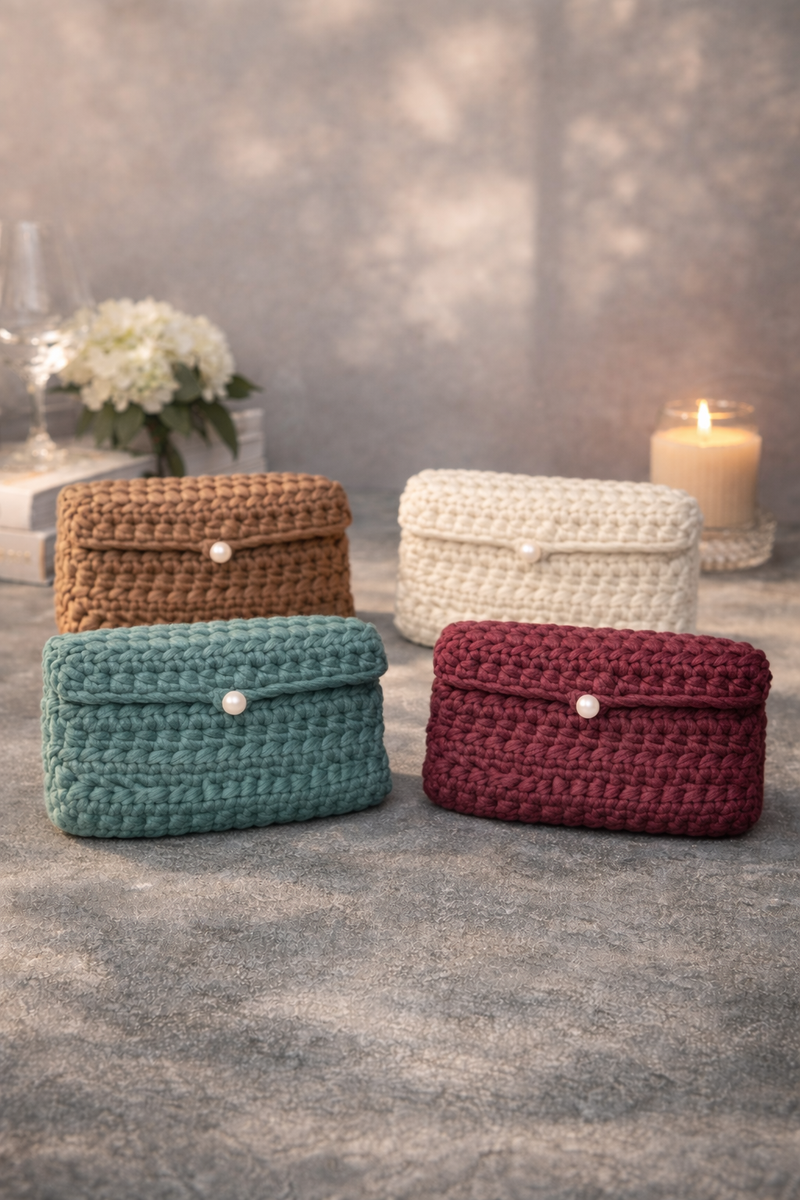 Crochet wallets