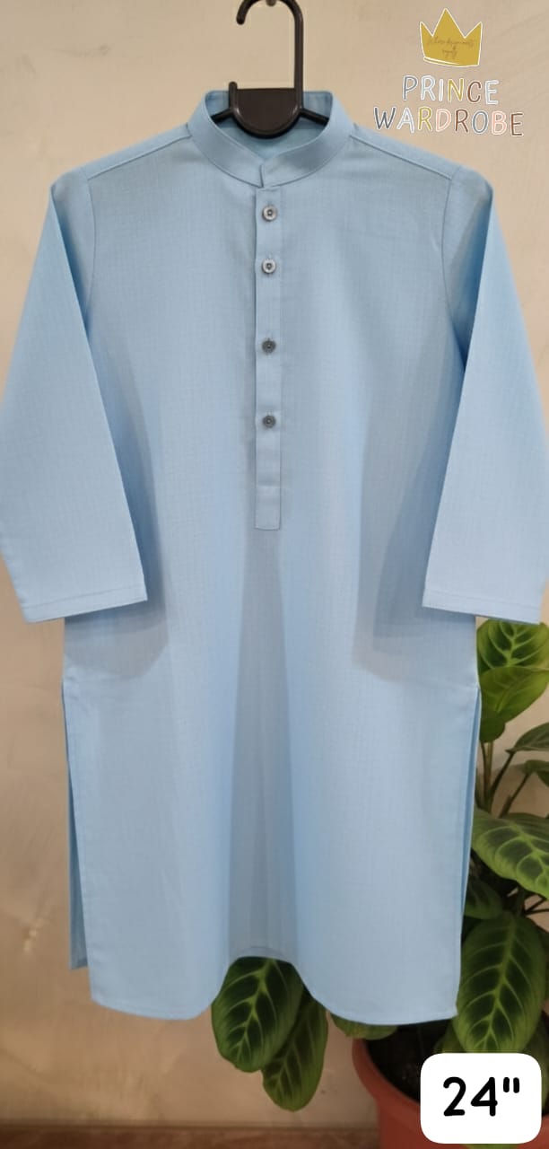 Sky blue soft kurta size 24