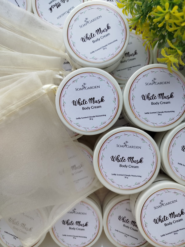 White Musk Softly Fragrant body( cream jar 100g)