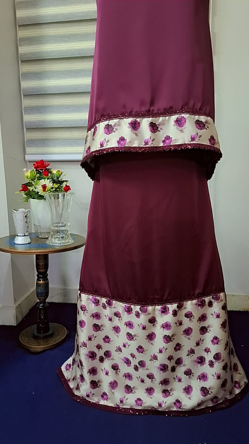 Silk Abaya Material Elegant Rida