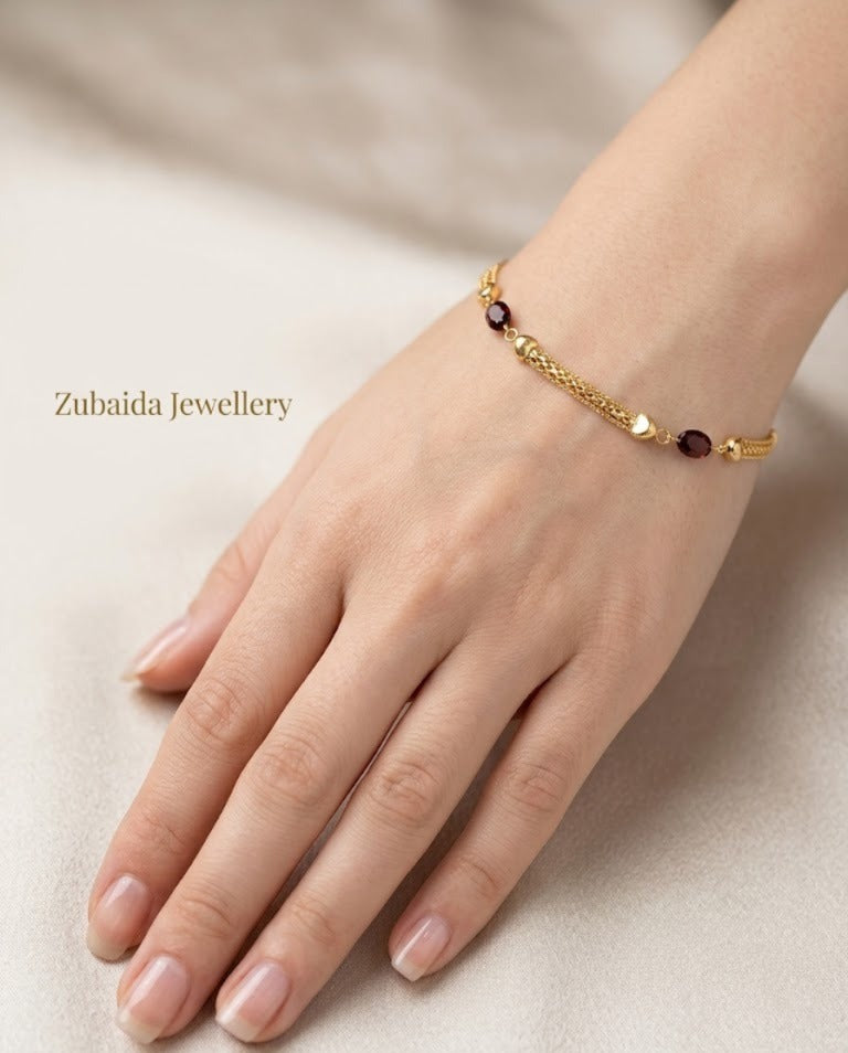 Chandi(Namaz Wear) Maroon Bracelet