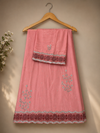 Elegant Rose pink Hand Embroidered Rida
