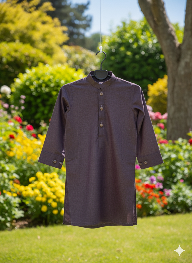 Purple denim kurta Size 22