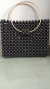 Black Beaded Bag