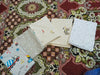 Toddler friendly Masallah in white with grey stsrs print