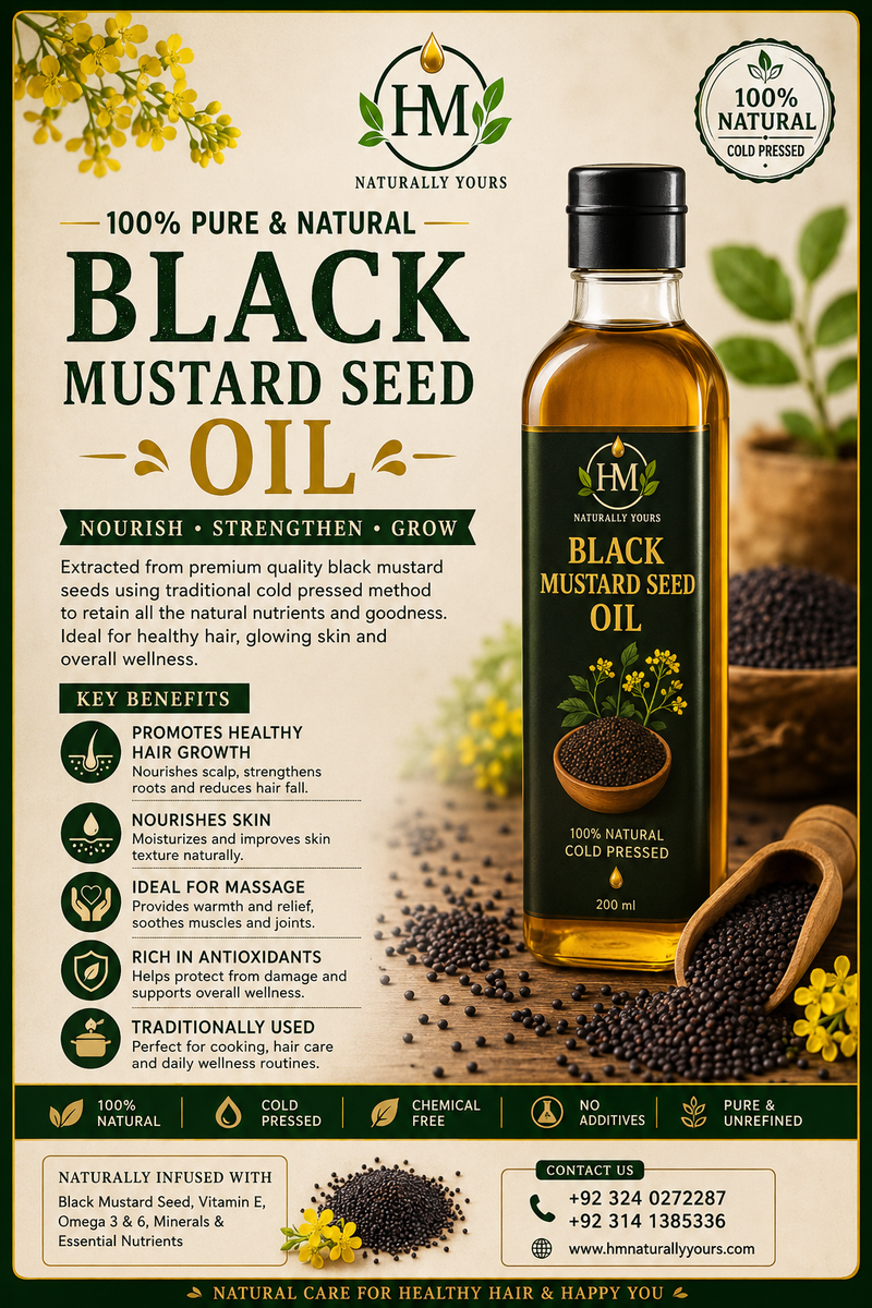 HM Black Mustard Seed Oil ( 250 ML)