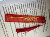 Sparkling Red Bismillah Resin Bookmark