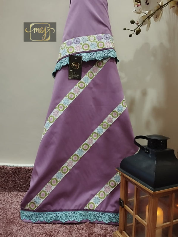 Indigo diagonal paneling