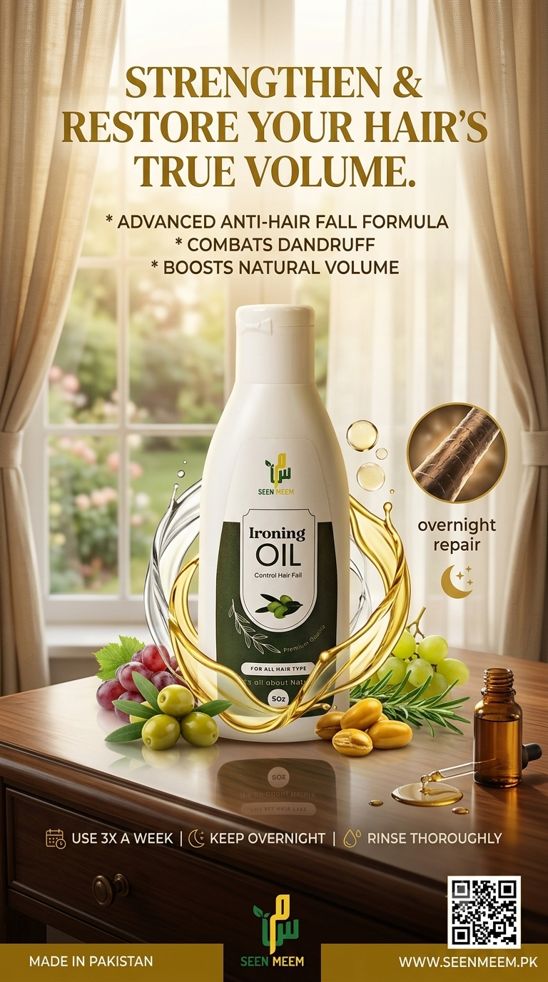 Ironing oil
