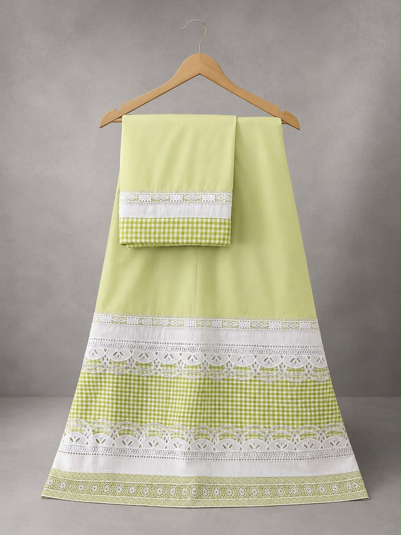 Pastel Geeen Lacing Rida