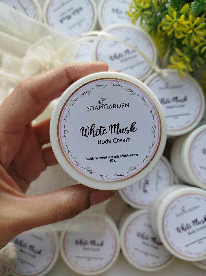 White Musk Softly Fragrant body( cream jar 100g)