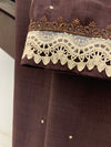 Brown bullion roses formal wear rida