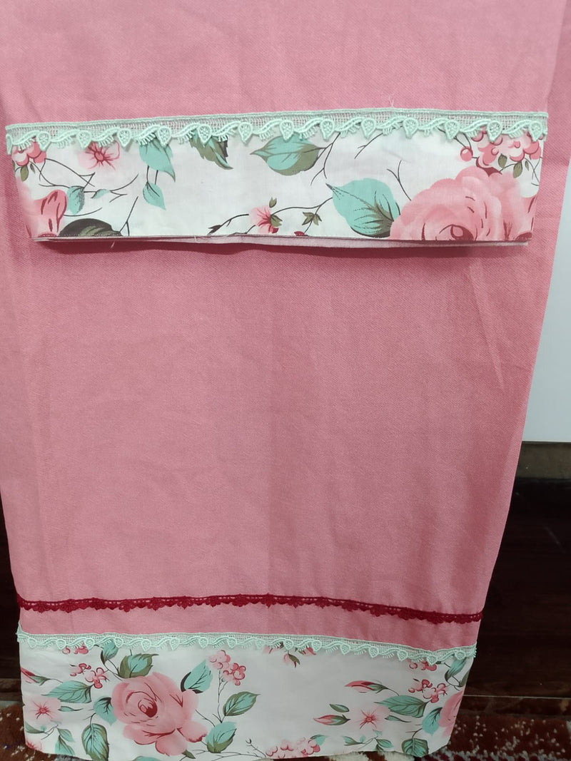 Pink Floral Paneling & Lacing Rida