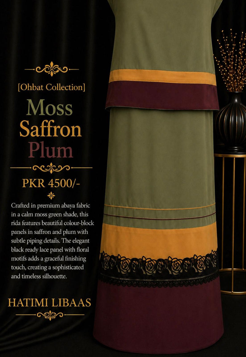 Ohbat Collection – Moss Saffron Plum