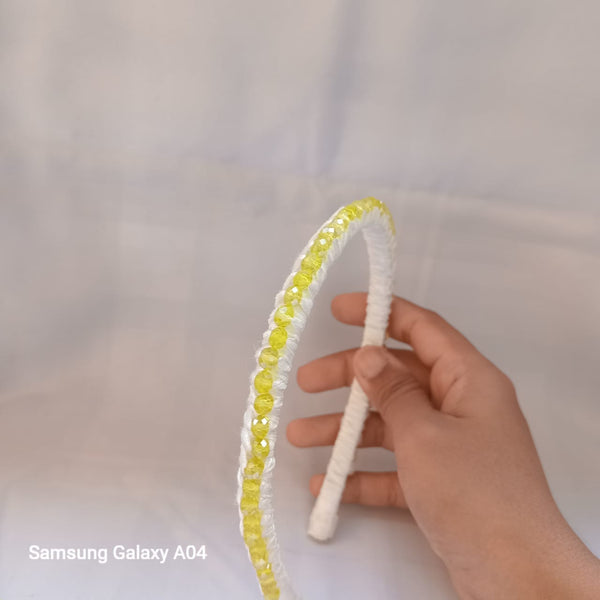 Yellow Crystal Hairband