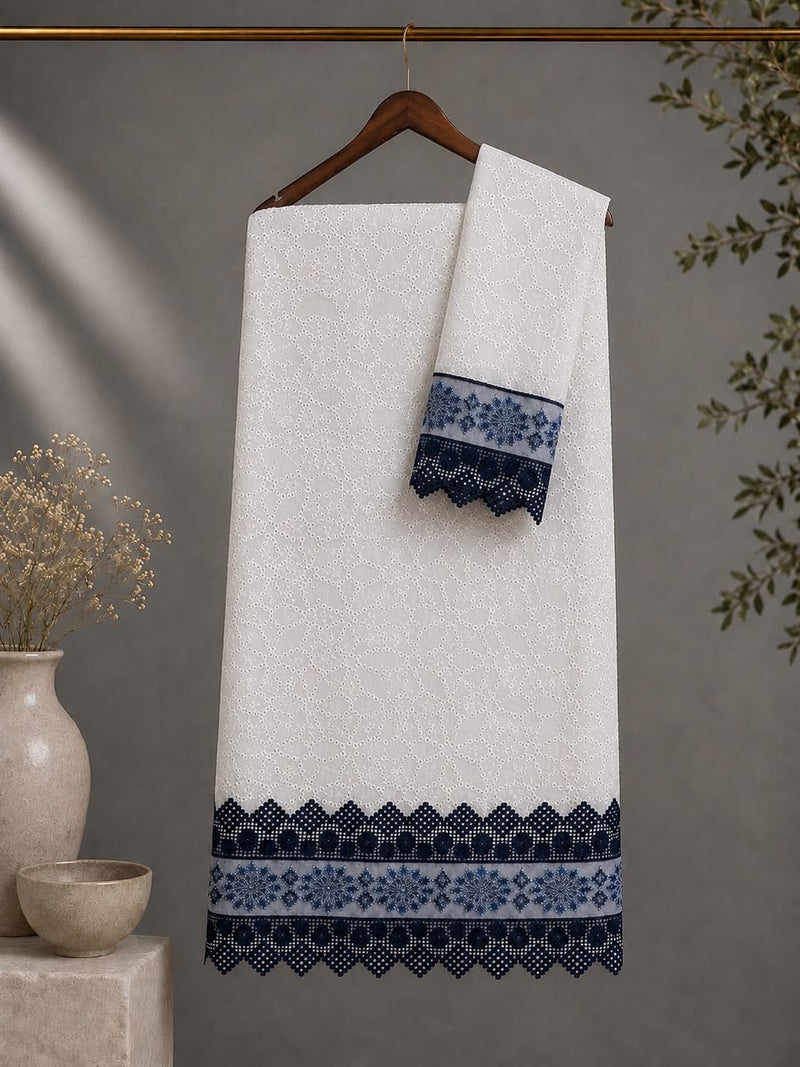 White Hakoba (Chicken) Handwork Lacing Rida