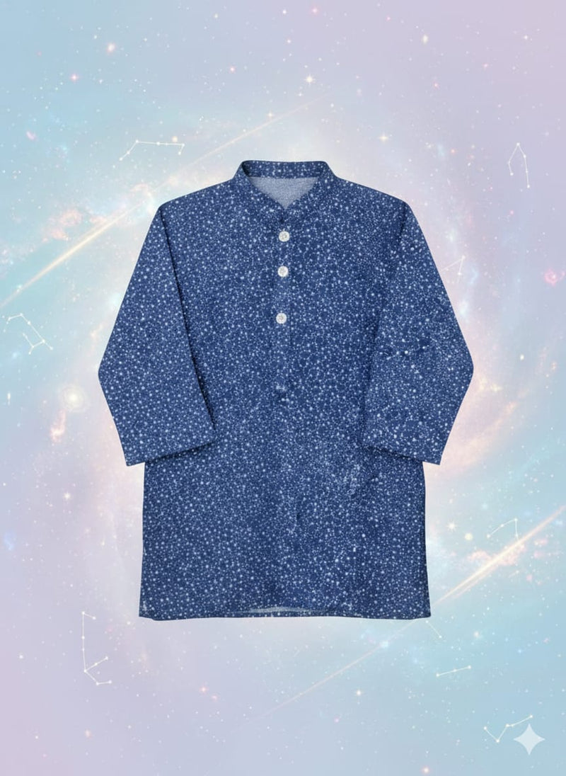 Mini star dot kurta size:16", 18", 20", 27"