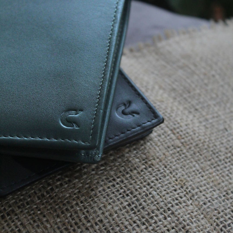 Pakistan Wallet – Jade Green Real Leather