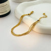 Multi Strand Gold Chain Bracelet