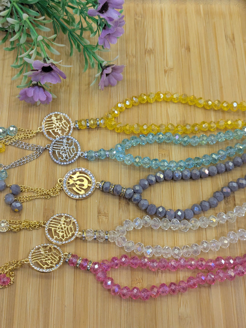 Sparkling Crystal Tasbeeh ( Prayer Beads)