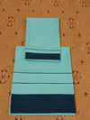 Sea green piping work rida