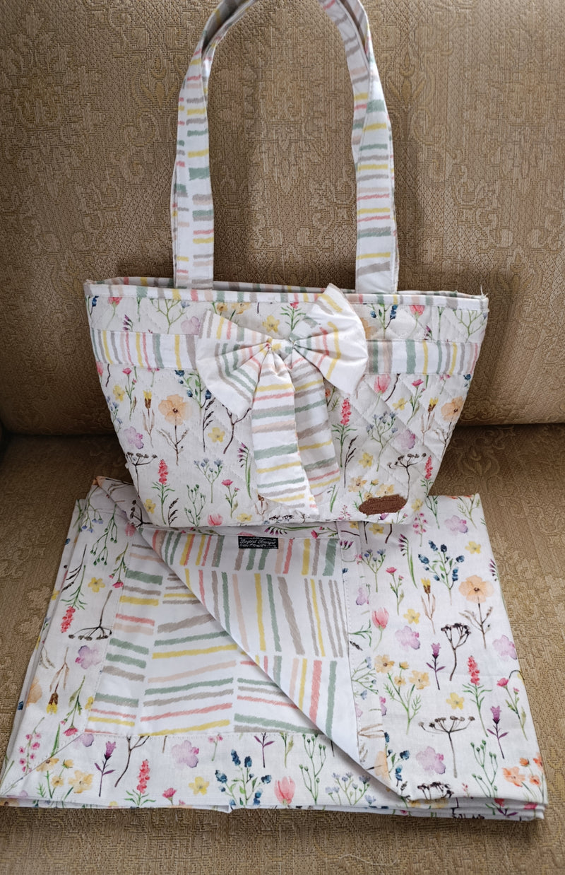 Bow bags with non quilted masellahs