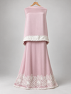 Ombré shade onion pink cutdana work rida