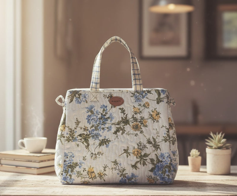 Floral Quilted Hand Bag 🌸👜