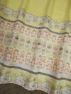 Yellow Embroidered Panel Rida
