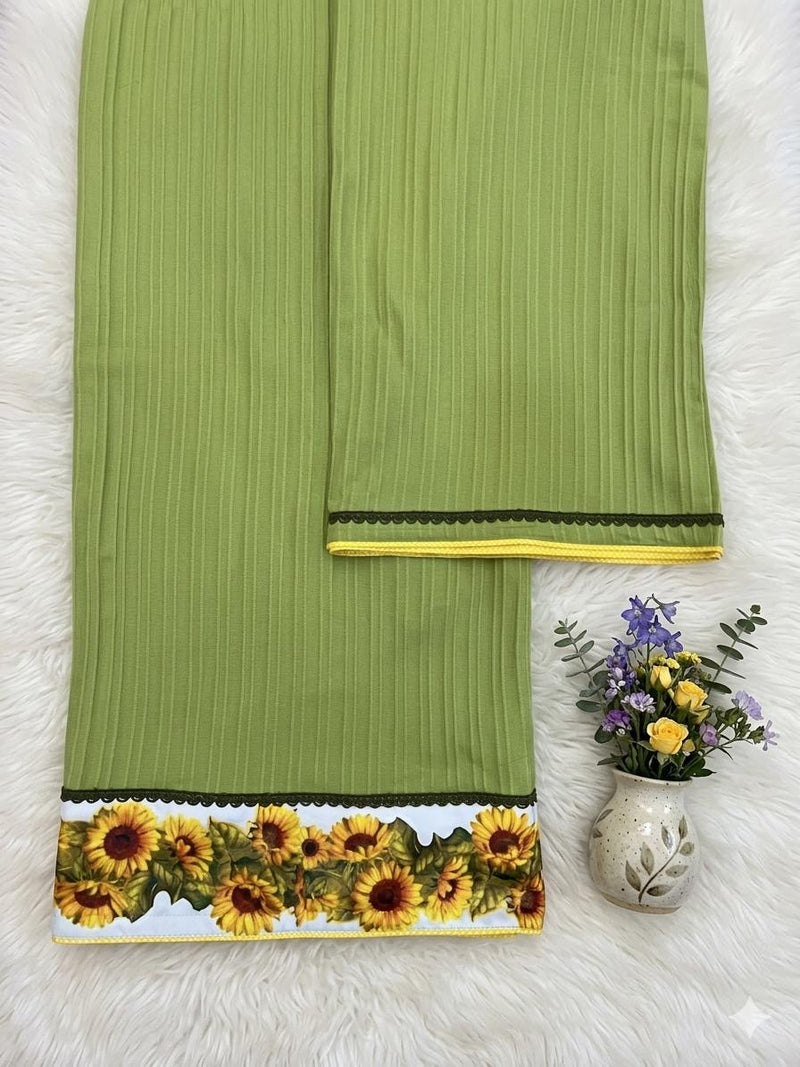 Sun-Kissed Orchard | Pear Green Striped Rida Sale